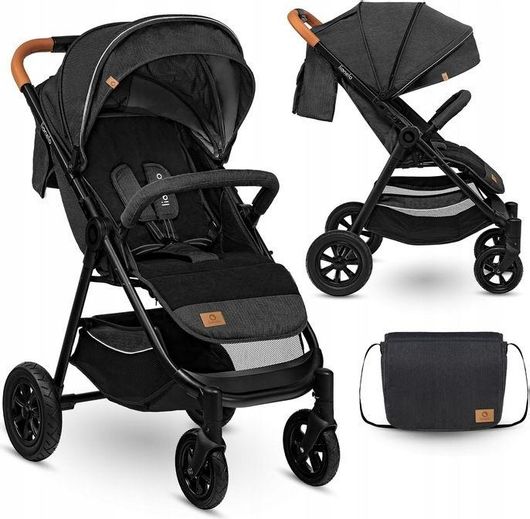 Καρότσι Μωρού Lionelo Bell Stone Μαύρο