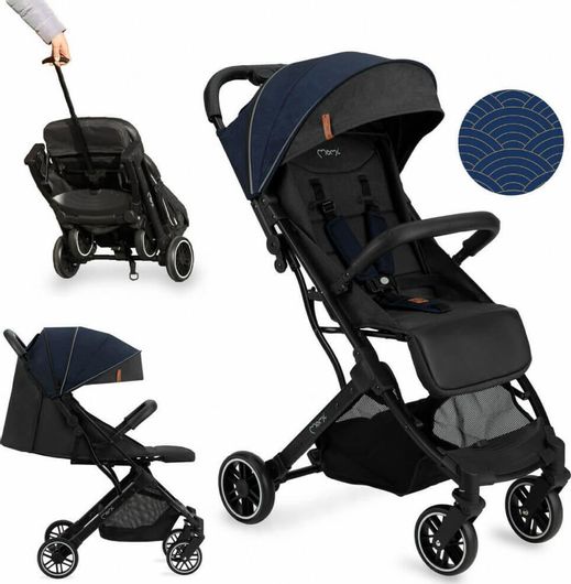 Καρότσι Μωρού Momi Estelle Navy Navy Μπλε