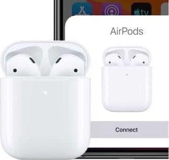 Bluetooth Handsfree Airpods 2 Replica Λευκό