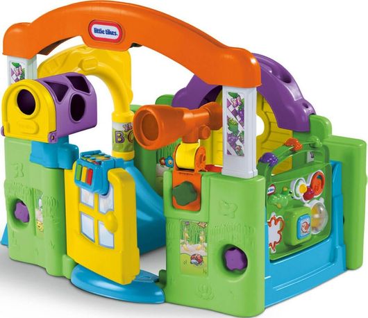 Little Tikes Σπιτάκι Δραστηριοτήτων με Κίτρινη Πόρτα για 6+ Μηνών