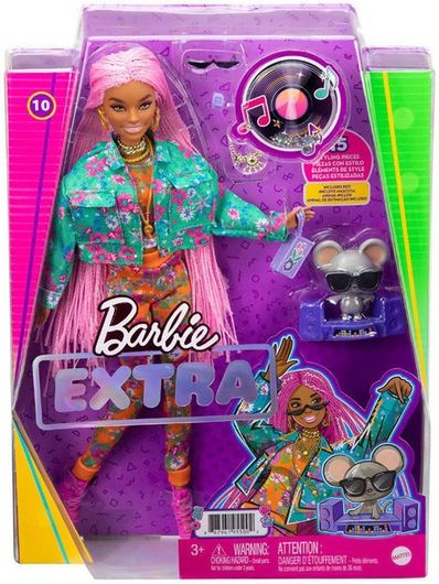 Barbie Extra Pink Braids για 3+ Ετών