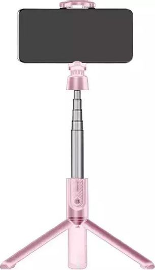 Τρίποδο Κινητού Remax RL-EP03 Selfie Stick με Bluetooth Ροζ