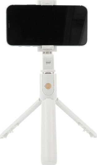 Τρίποδο Κινητού K07 Selfie Stick με Bluetooth Λευκό