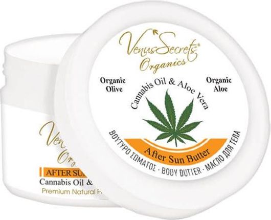 Κρέμα για το Σώμα After Sun Venus Secrets με Κάνναβη & Αλόη 125ml