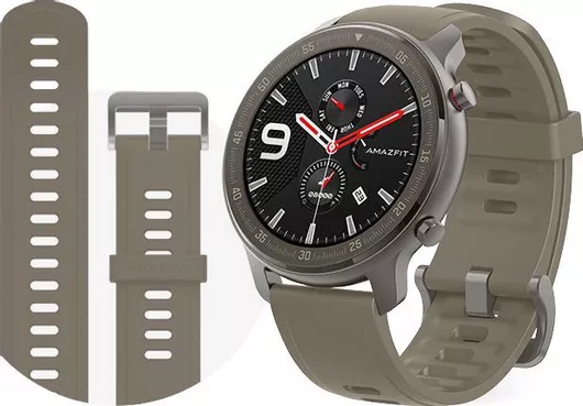 Smartwatch Amazfit GTR 47mm Titanium Case & Silicone Strap Grey