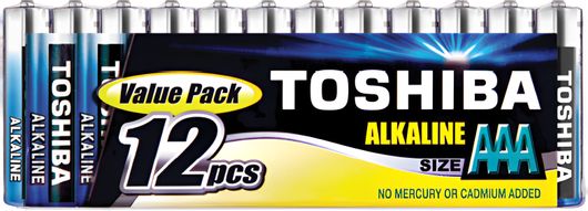 Toshiba High Power Αλκαλικές Μπαταρίες AAA 1.5V 12τμχ