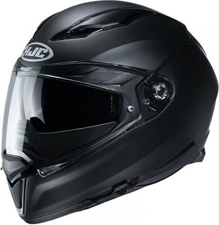 Κράνος Μηχανής HJC F70 Semi Flat Full Face 1450gr με Sunvisor S Μαύρο