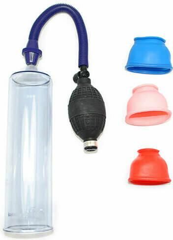 Μεγεθυντής Πέους Handsome Up Pump With 3 Sleeves