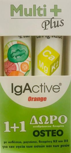IgActive Multi Plus & Osteo Βιταμίνη 2x20 Αναβράζοντα Δισκία