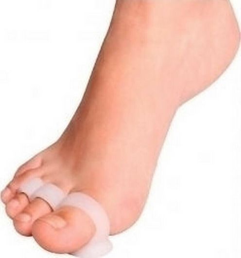 Πέλμα Σφυροδακτυλίας & Διαχωριστικό Δακτύλων Herbi Feet HF6026 Τριπλό Αριστερό 1τμχ