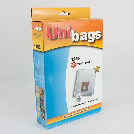 Σετ Σακούλες Σκούπας Unibags για Hoover Moulinex Rowenta Aeg 1255D & Φίλτρο Αέρος