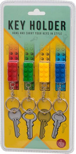 Μπρελόκ Κρεμάστρα Κλειδιών με Τουβλάκια
