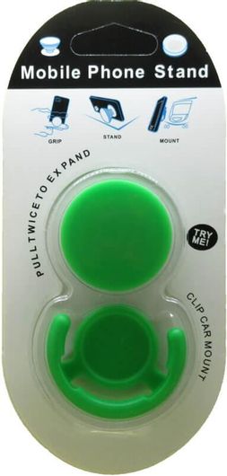 Pop Holder PopMount με Βάση Στήριξης Αυτοκινήτου Πράσινο