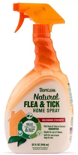 Αντιπαρασιτικό Σπρέι Tropiclean Flea & Tick για το Σπίτι 946ml