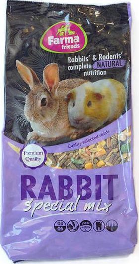 Τροφή Τρωκτικών Farma Rabbit Special Mix 800gr