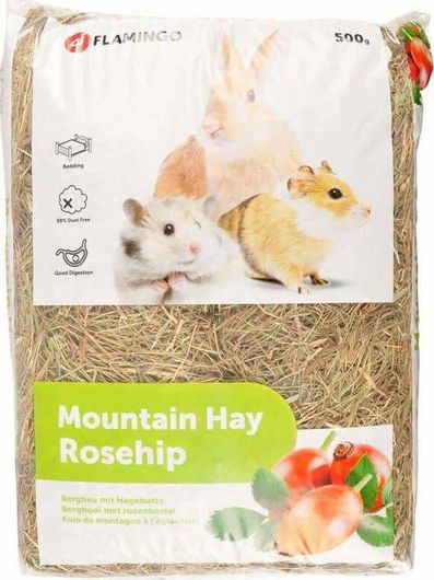 Τροφή Τρωκτικών Mountain Hay με Τριαντάφυλλο 500gr