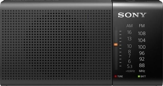 Ραδιόφωνο Sony ICF-P36 Φορητό Μπαταρίας Μαύρο