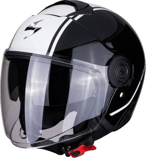 Κράνος Μηχανής Scorpion Exo City Avenue Jet με Sunvisor M Μαύρο