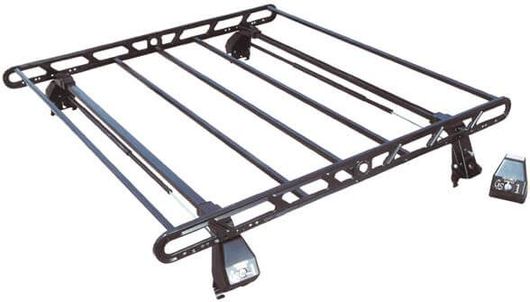 Σχάρα Οροφής Αυτοκινήτου Hermes SGS1 Set KIT S1630 Μεταλλική Μαύρη