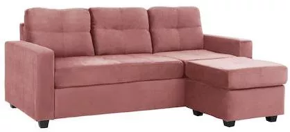 Γωνιακός Καναπές Page με Αναστρέψιμη Γωνία 207x145x85cm Σάπιο Μήλο