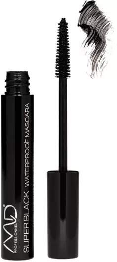 MD Professionnel Super Black Waterproof Αδιάβροχη Mascara για Μήκος 10ml