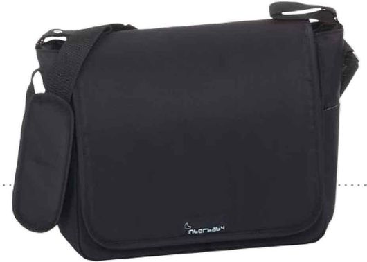 Τσάντα/Αλλαξιέρα Interbaby Ώμου/Χειρός Μαύρο