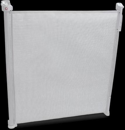 Lionelo Tulia Πτυσσόμενη Προστατευτική Πόρτα από Πλαστικό Λευκό 140x89cm