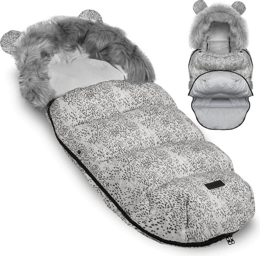 Ποδόσακος Καροτσιού Ricokids Elmi Γκρι