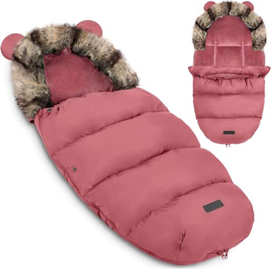 Ποδόσακος Καροτσιού Ricokids Elmi Ροζ Σκούρο