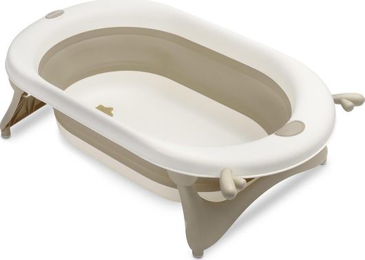 Πτυσσόμενη Μπανιέρα Μωρού Sensillo με Θερμόμετρο 81.5x50.5x23.5cm Μπεζ