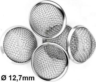 Σίτες Pipe Screens με Μεταλλικό Στεφάνι 12.7mm 5τμχ