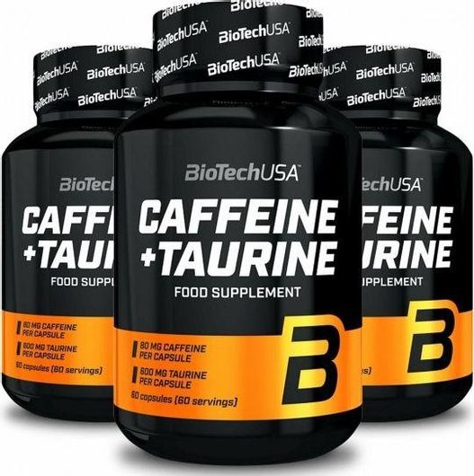 Biotech USA Caffeine + Taurine 60 κάψουλες