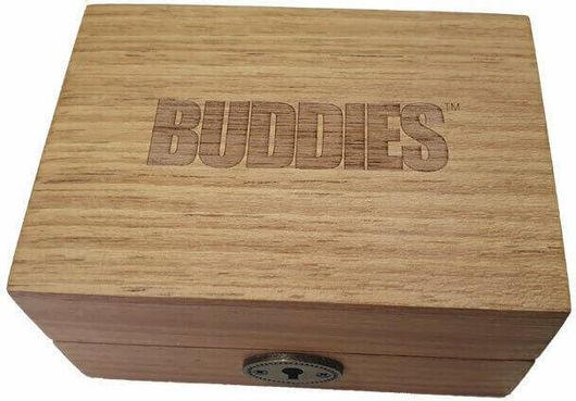 Ξύλινο Κουτί με Κλειδί Buddies Wood Box 13x9x6.5cm