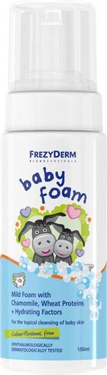 Αφρός Καθαρισμού Frezyderm Baby Foam για Βρέφη και Παιδιά 150ml