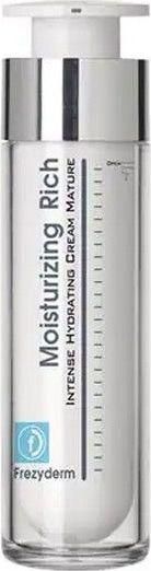 Ενυδατική Κρέμα Προσώπου Frezyderm Moisturizing Rich 24ωρη Ενυδατική   για Ξηρές Επιδερμίδες με Υαλουρονικό Οξύ  50ml