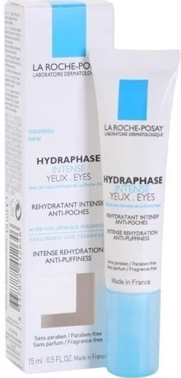 Gel Ματιών La Roche Posay Hydraphase Intense Yeux για Σακούλες & Σημάδια Κούρασης 15ml