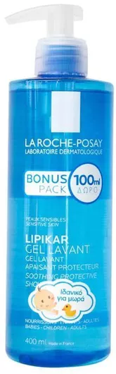 La Roche Posay Lipikar Gel Lavant Gel για το Πρόσωπο Κατάλληλο για Ατοπική Επιδερμίδα 400ml