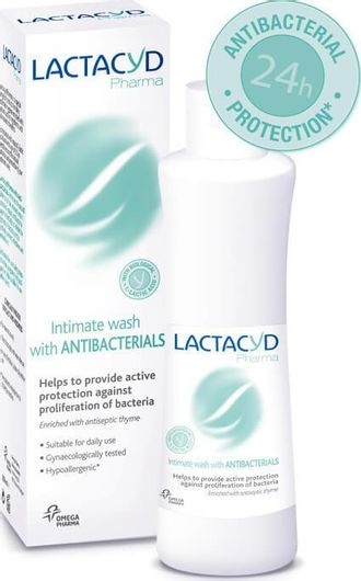Lactacyd Pharma Antibacterials Wash Υγρό Καθαρισμού Αντιβακτηριακό 250ml