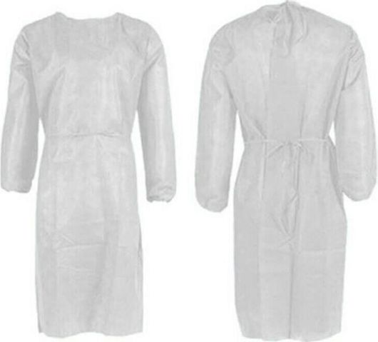 Ρόμπες ΟΕΚΟ-ΤΕΧ Standard Υψηλής Προστασίας NON-WOVEN Επαναχρησιμοποιούμενες 10τμχ