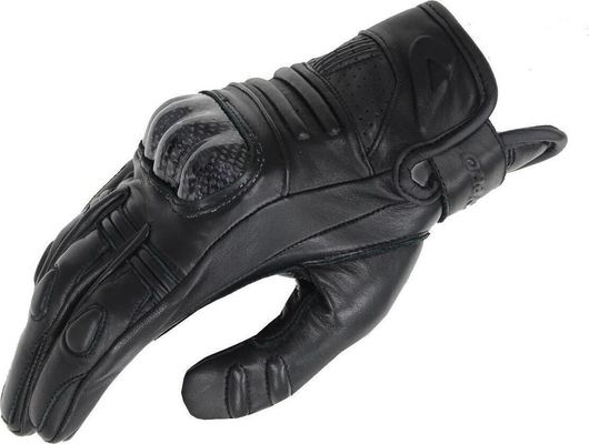 Γάντια Μηχανής AGVpro APEX Carbon Black Ανδρικά Καλοκαιρινά Δερμάτινα M Μαύρα
