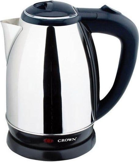 Βραστήρας Crown CK-2108Y Inox 1.8lt 1800W Ασημί