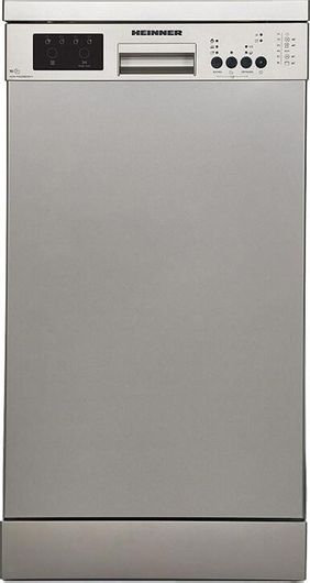 Πλυντήριο Πιάτων Heinner HDW-FS4506DSE Ελεύθερο για 10 Σερβίτσια 45x85cm Inox