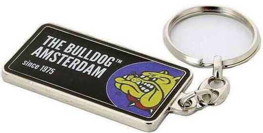 Μπρελόκ The Bulldog Amsterdam Μεταλλικό Μαύρο