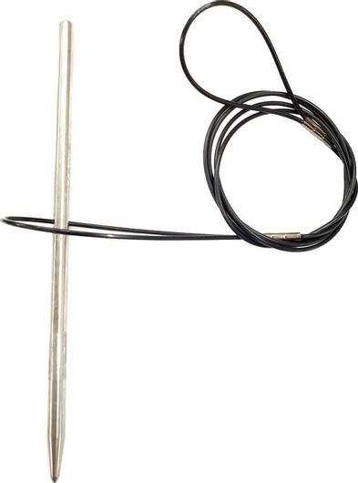 Ψαροβελόνα Marlin Inox 17cm Με Πετονιά