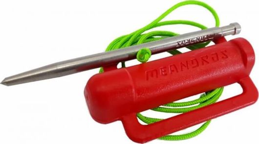 Ψαροβελόνα Meandros Με Θήκη Σετ Κόκκινο