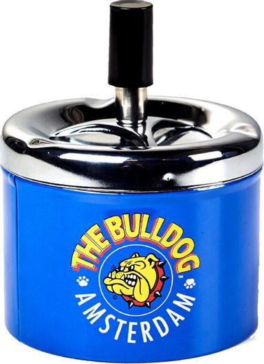 Σταχτοδοχείο Τσιγάρου The Bulldog Amsterdam Αντιανεμικό Μεταλλικό Μπλε