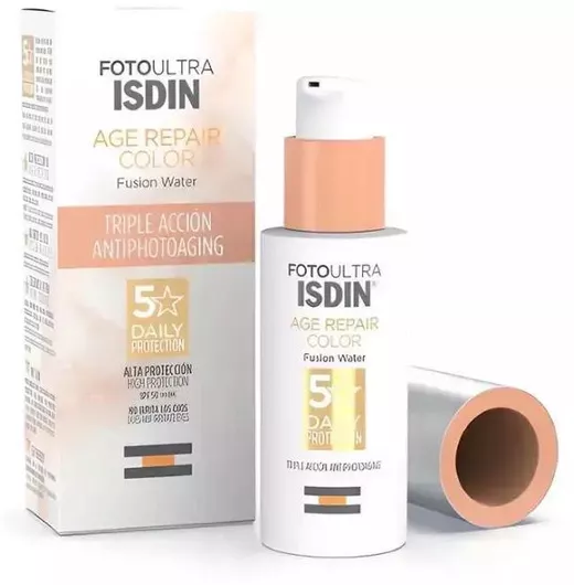 Αντηλιακό Προσώπου Isdin Fotoultra Age Repair Fusion Water Color SPF50 50ml