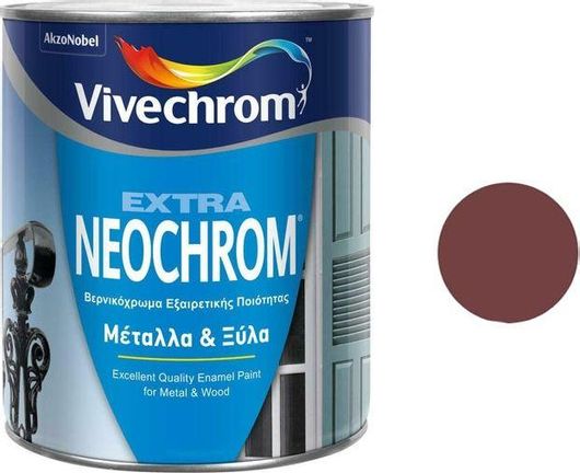 Χρώμα Μετάλλου Vivechrom 750Ml Γυαλιστερό Κόκκινο