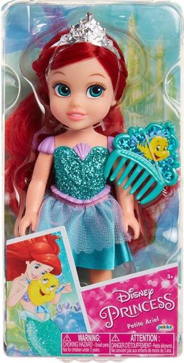 Κούκλα Jakks Pacific Disney Princess Αριελ Με Αξεσουάρ 15cm για 3+ Ετών