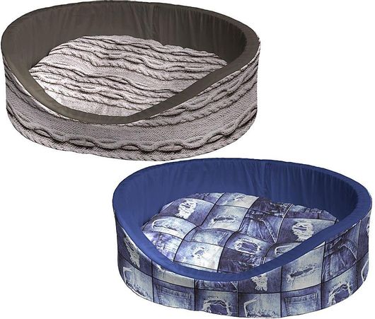 Κρεβατάκι Μαλακό Ferplast D&Y C 65 Cush/Damascus Blue/Purple